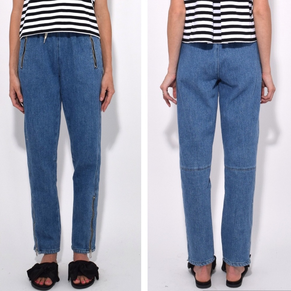 Rag & Bone | Indigo Denim Track Pants
